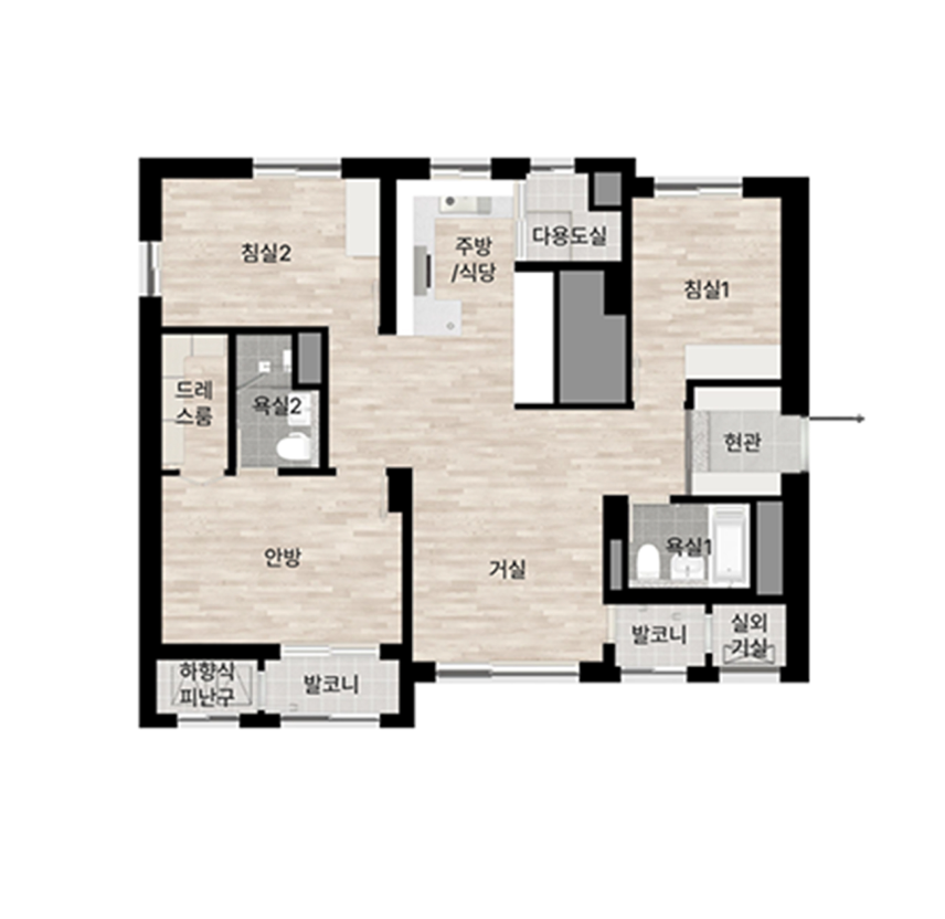 평면도 59A2 모바일 