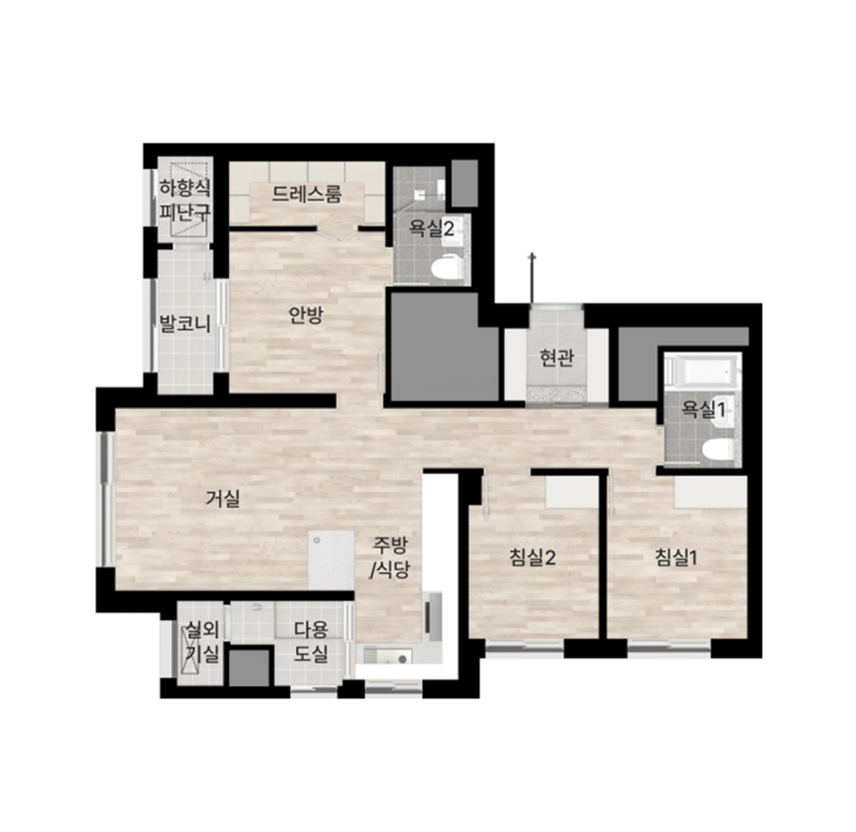 평면도 59B2 모바일 